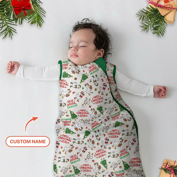 Custom Name "Silly Goose" Sleep Bag - Zumbamboo