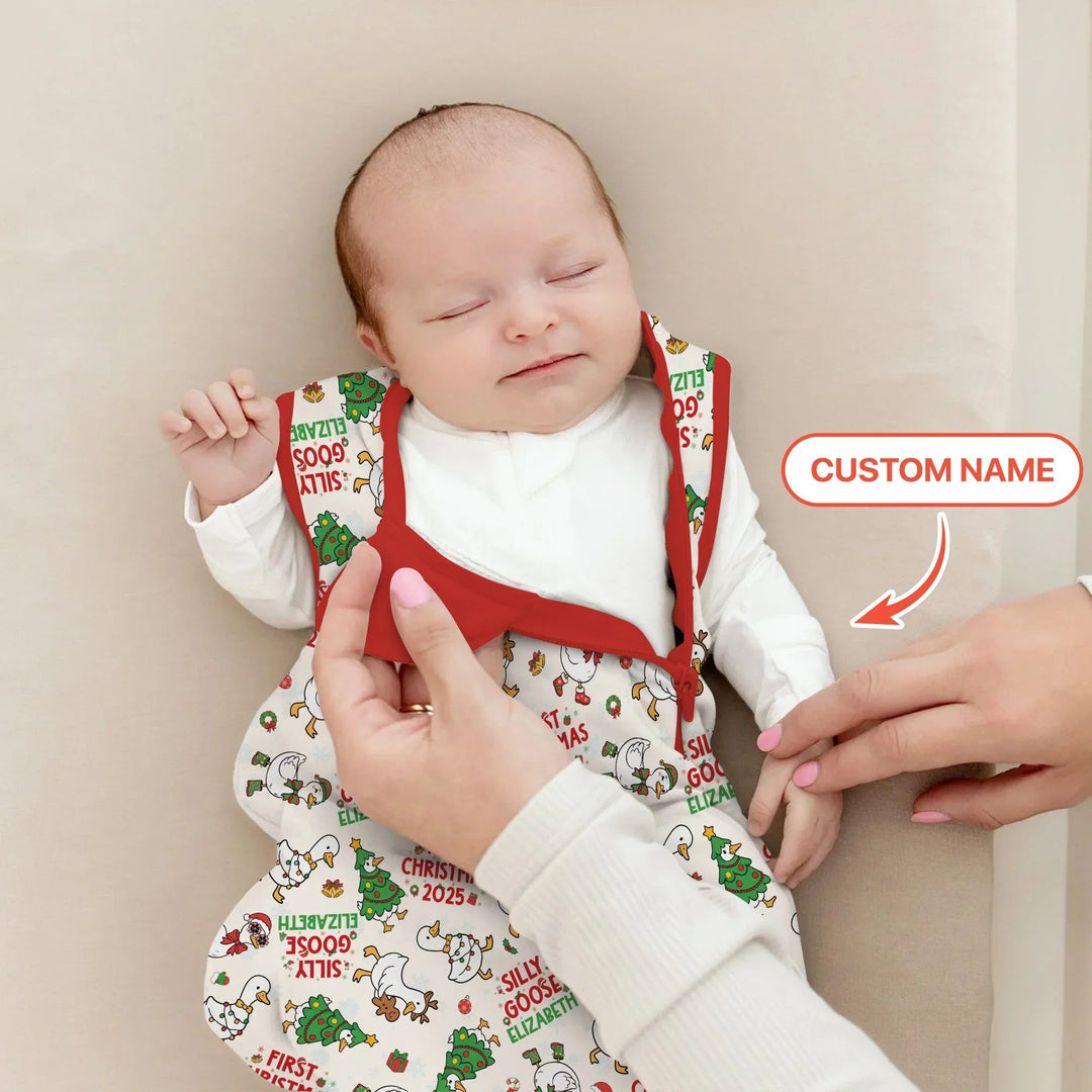 Custom Name "Silly Goose" Sleep Bag - Zumbamboo
