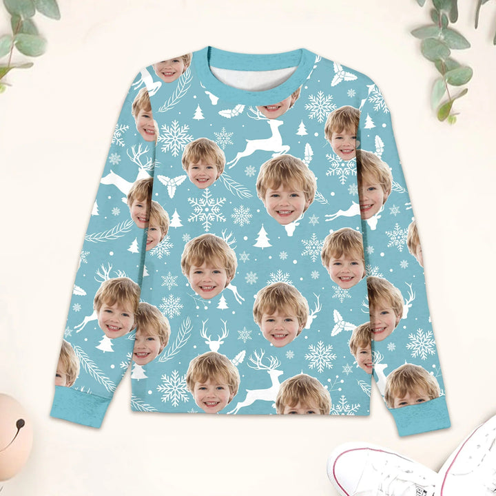 Custom Photo Christmas Men's Pajama Set - Zumbamboo