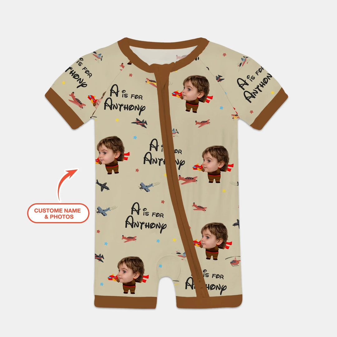 Custom Photo Face Dream Jobs Pilot Shorty Zippy - Zumbamboo