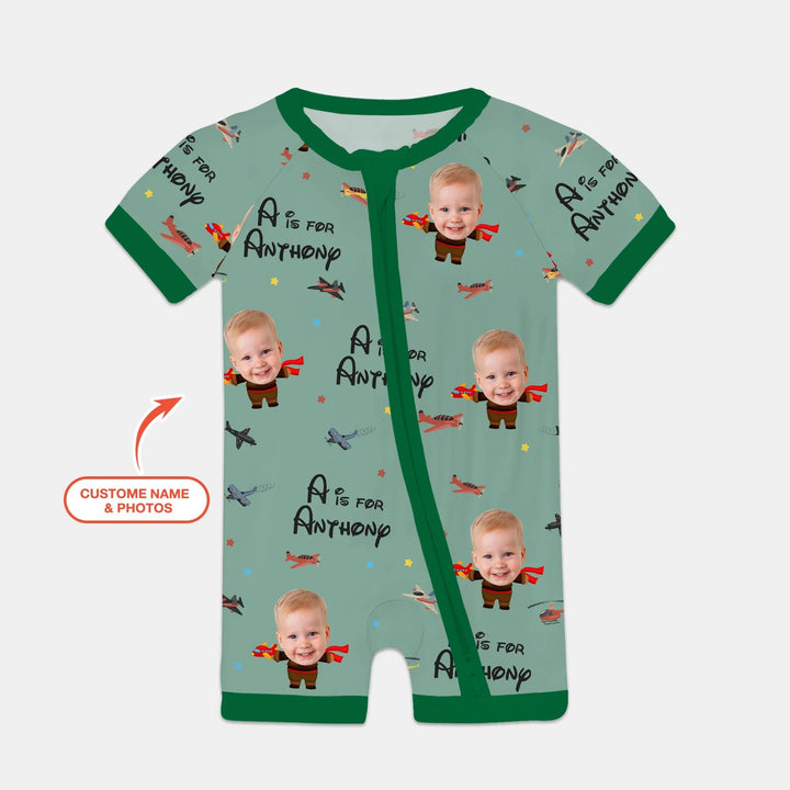 Custom Photo Face Dream Jobs Pilot Shorty Zippy - Zumbamboo