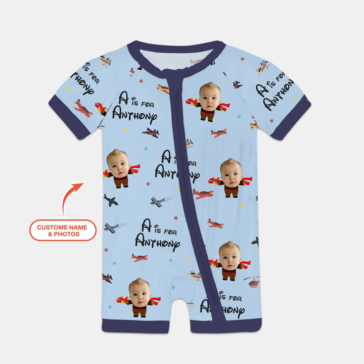 Custom Photo Face Dream Jobs Pilot Shorty Zippy - Zumbamboo