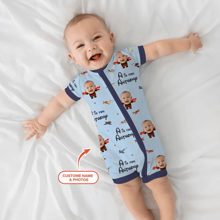 Custom Photo Face Dream Jobs Pilot Shorty Zippy - Zumbamboo