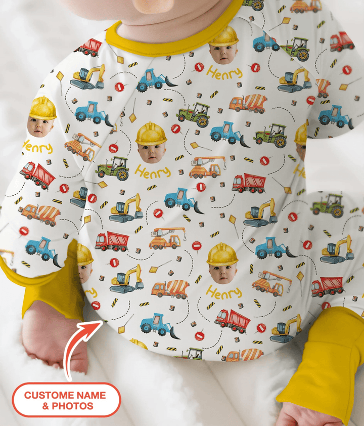 Custom Photo Little Construction Heroes Convertible Zippy - Zumbamboo