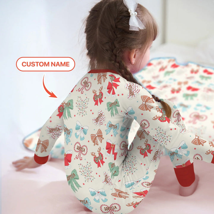 Custom Retro Bowl Christmas Convertible Zippy - Zumbamboo