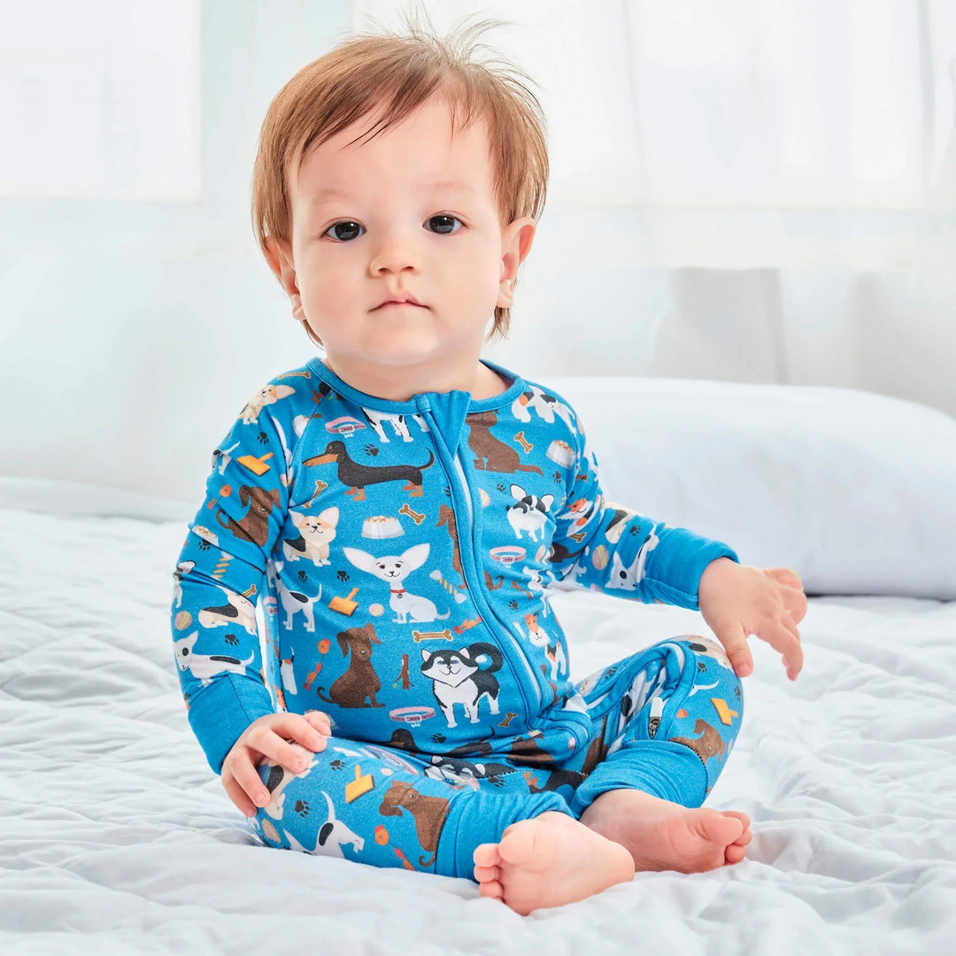 Dapper Dogs Convertible Zippered Romper - Zumbamboo