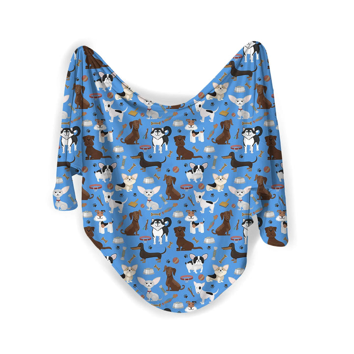 Dapper Dogs Swaddle Blanket , Dapper Dogs Swaddle Blanket - Default Title