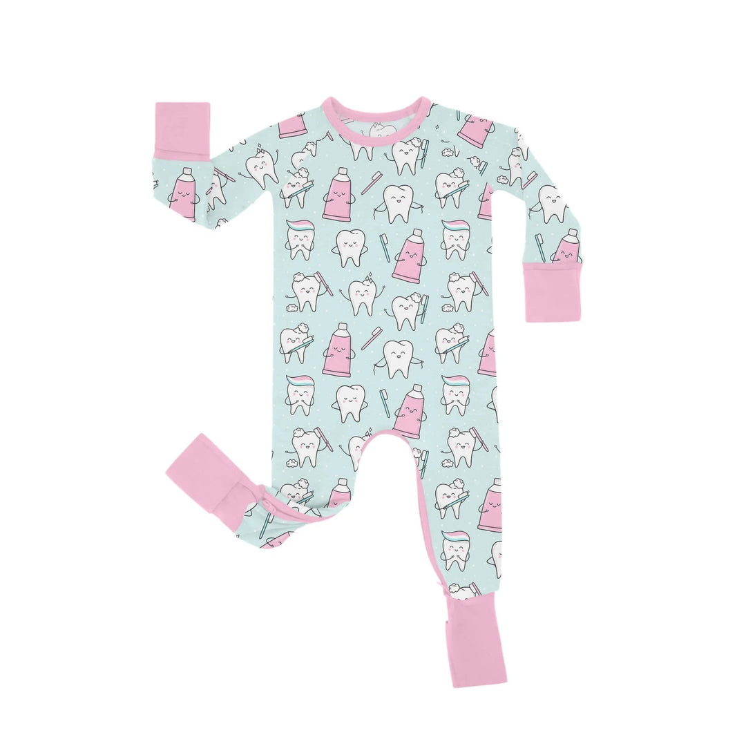 Dental Crescent Zippered Romper - Zumbamboo