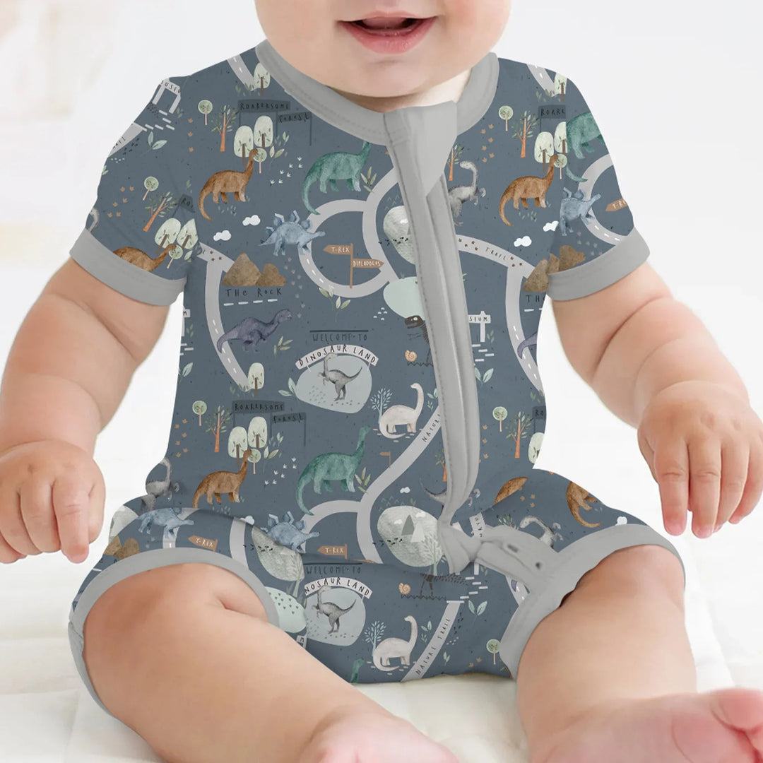 Dinosaur Route Map Shorty Zippy - Zumbamboo