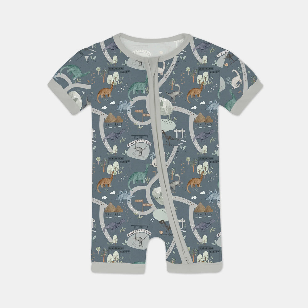 Dinosaur Route Map Shorty Zippy - Zumbamboo