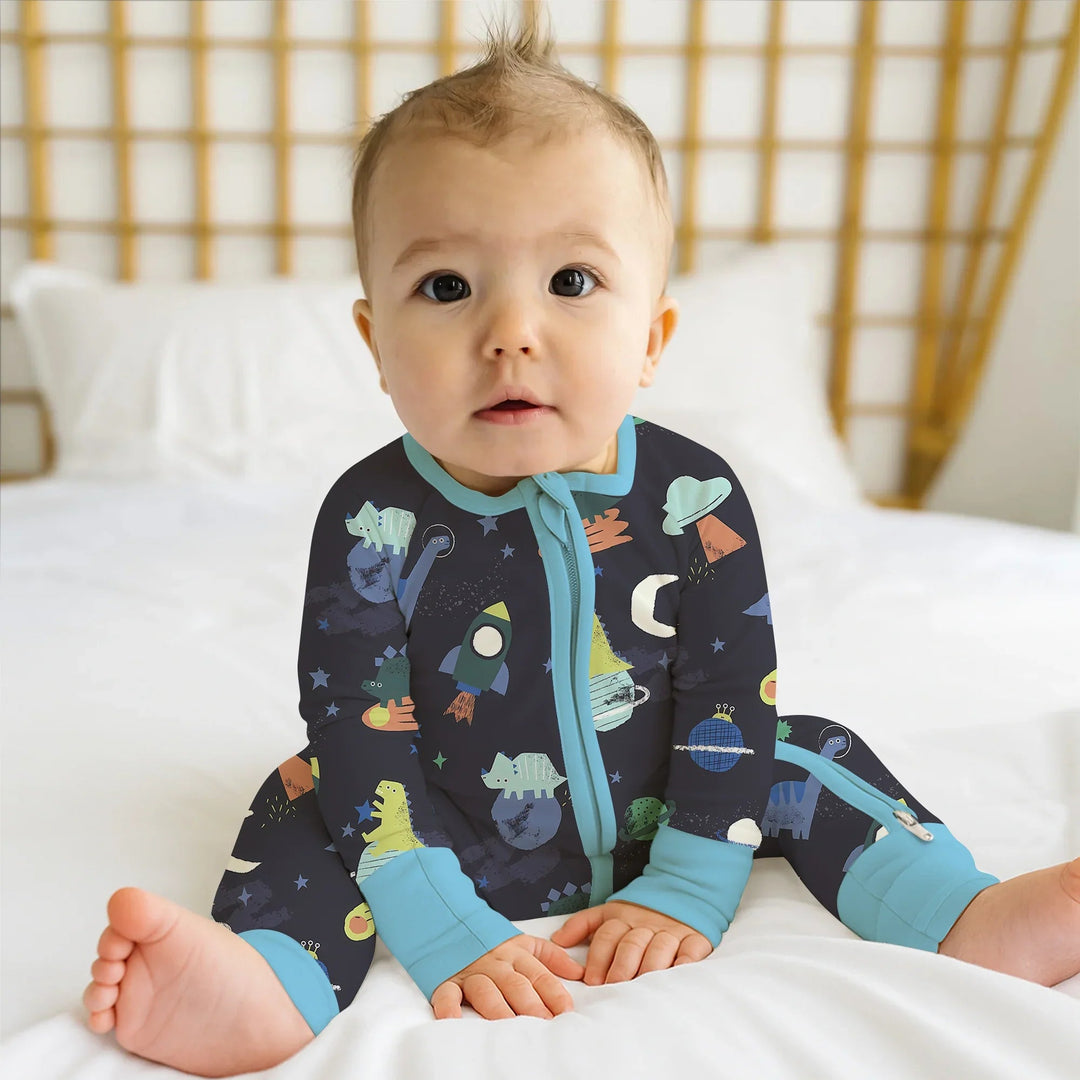 Dinosaurs Astronauts Convertible Zippy - Zumbamboo