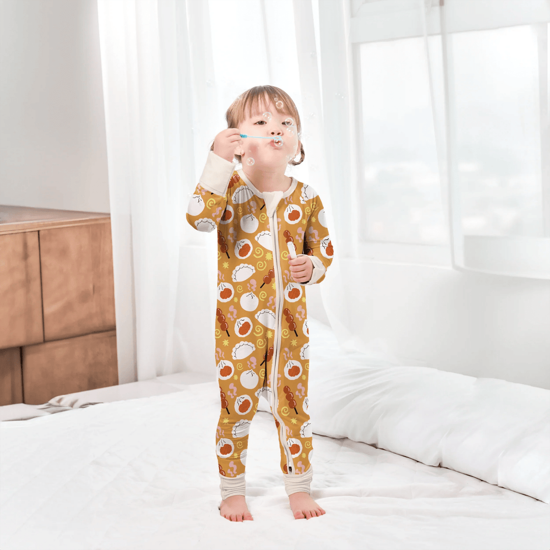 Dumpling Convertible Zippered Romper - Zumbamboo