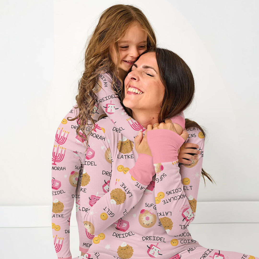 Template Zweiteiliges Pyjama-Set mit kurzen Ärmeln und Shorts