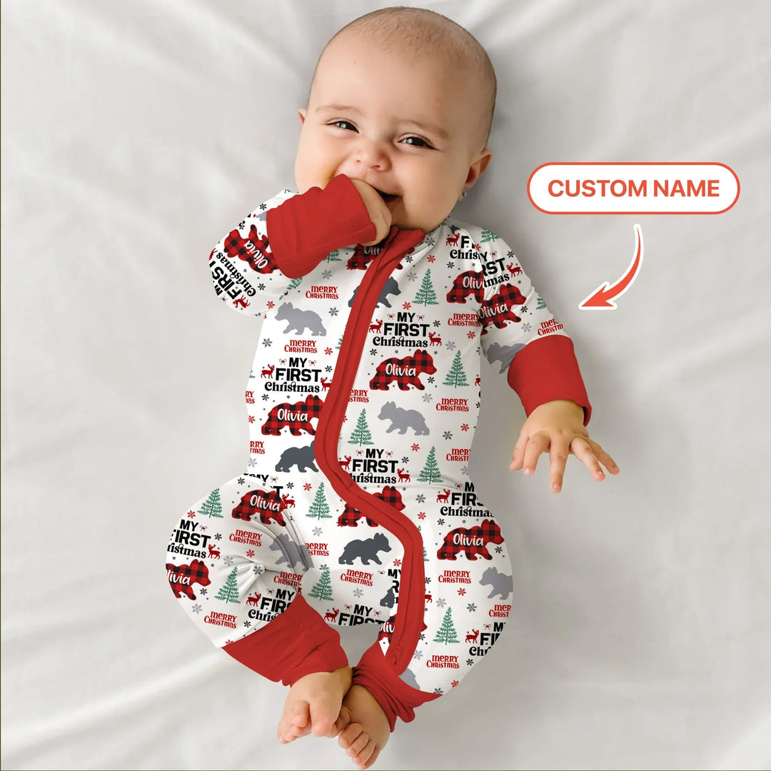 Family Bear First Christmas Convertible Zippy - Zumbamboo