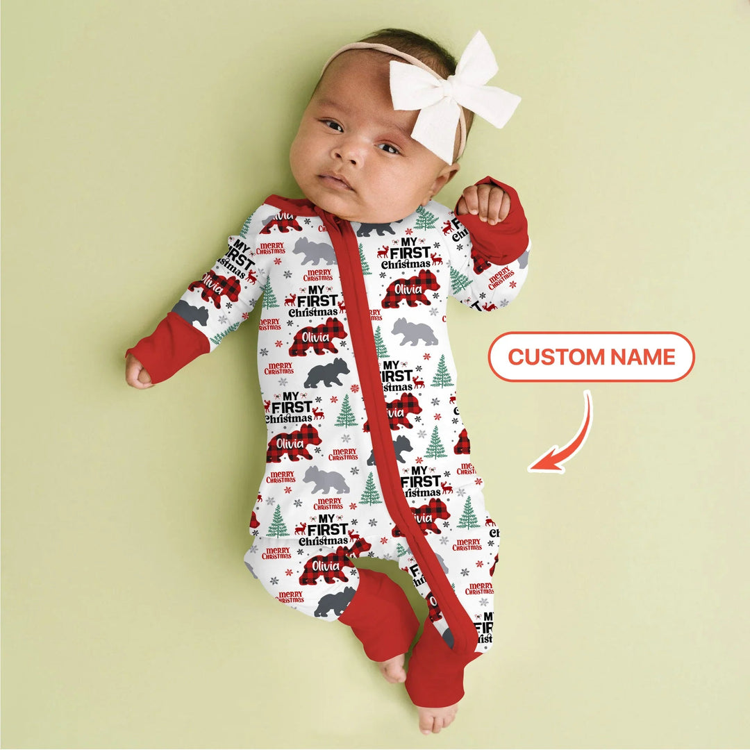 Family Bear First Christmas Convertible Zippy - Zumbamboo