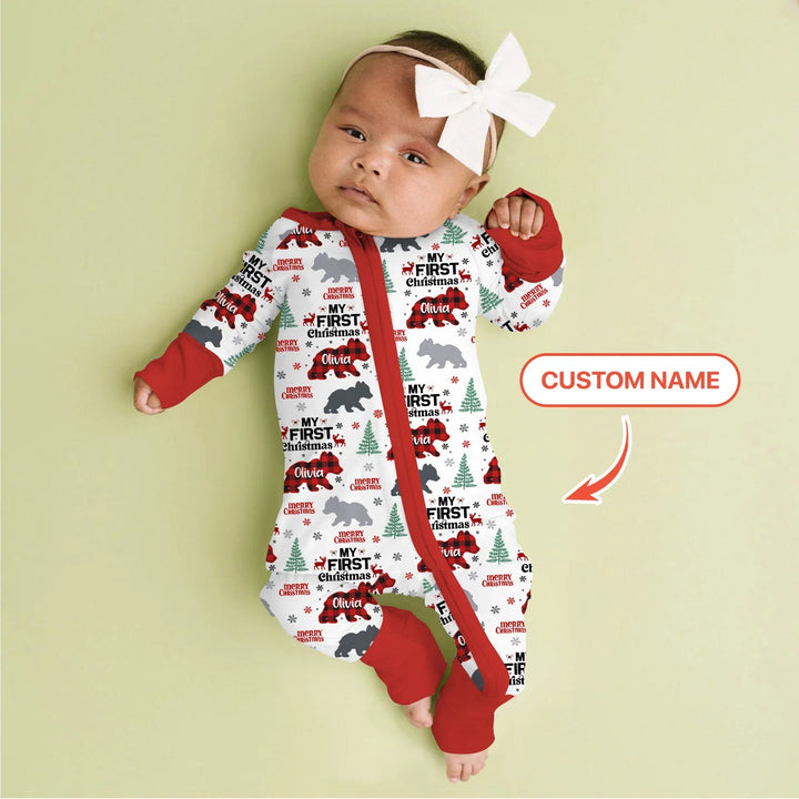 Family Bear First Christmas Convertible Zippy - Zumbamboo