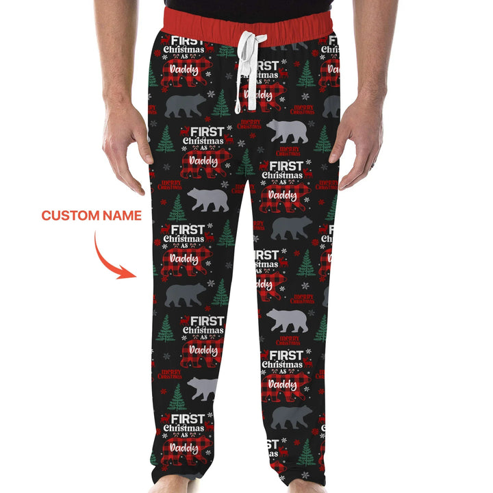 Family Bear First Christmas Men's Pajama Set - Zumbamboo