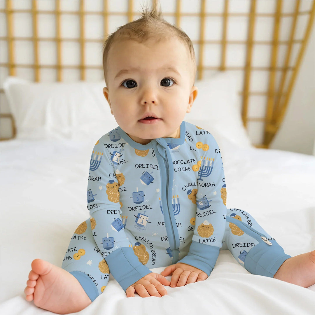 Family Hanukkah Matching Convertible Zippy - Zumbamboo