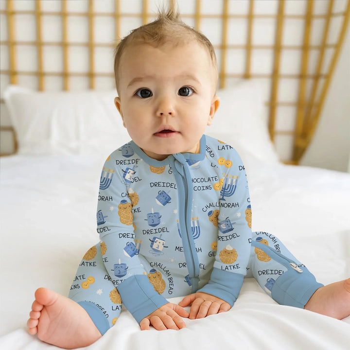 Family Hanukkah Matching Convertible Zippy - Zumbamboo