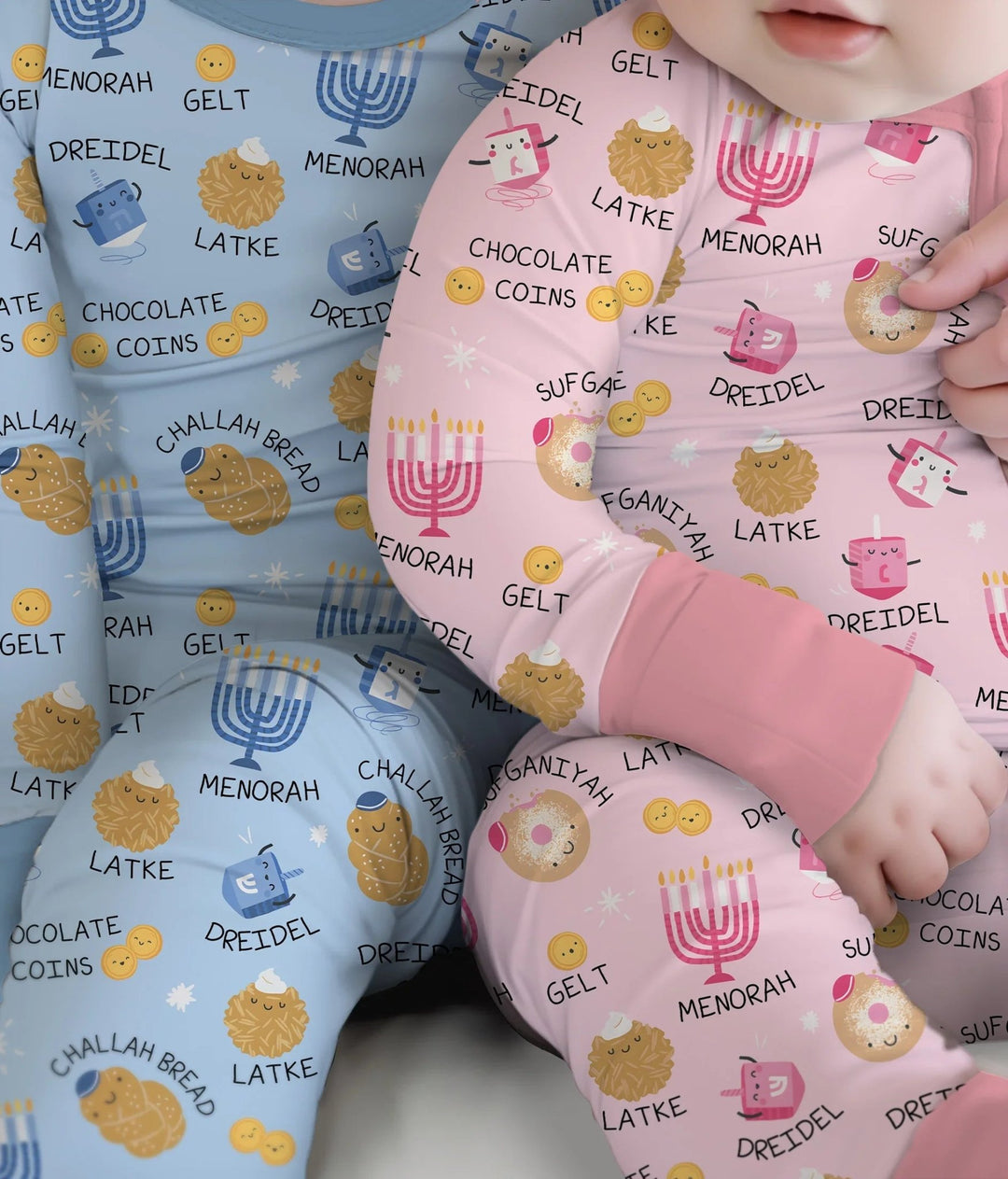 Family Hanukkah Matching Convertible Zippy - Zumbamboo