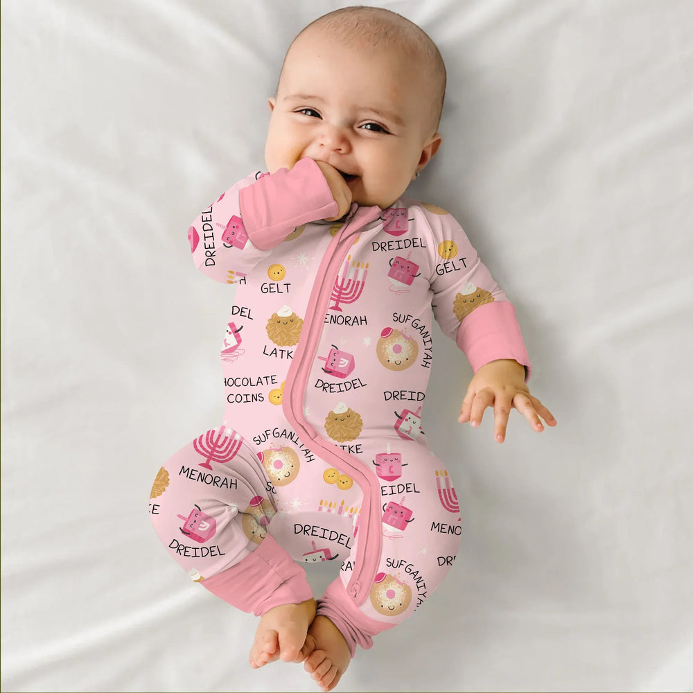 Family Hanukkah Matching Convertible Zippy - Zumbamboo