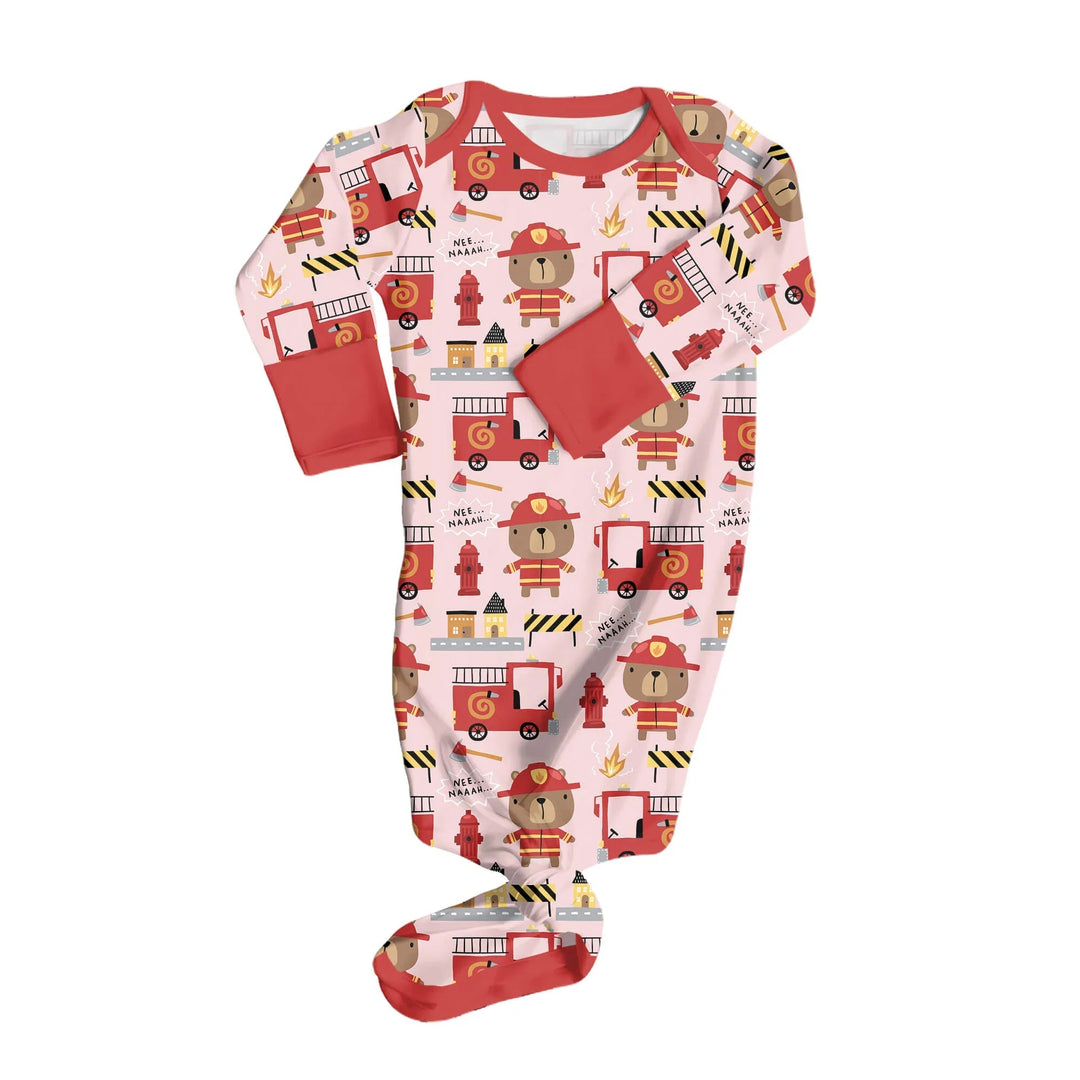 Firefighter Bears Knot Gown - Zumbamboo