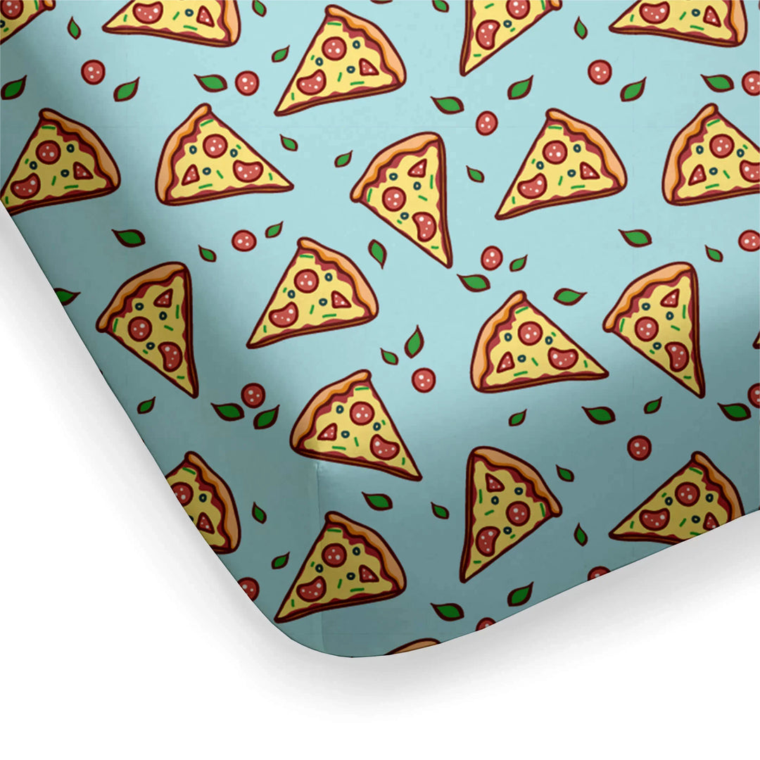 Pizza Doodle Fitted Crib Sheet , Pizza Doodle Fitted Crib Sheet - Default Title