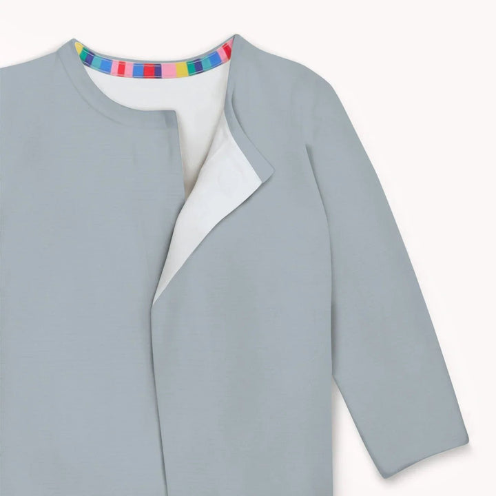 Fog Magnetic Footie Romper - Zumbamboo