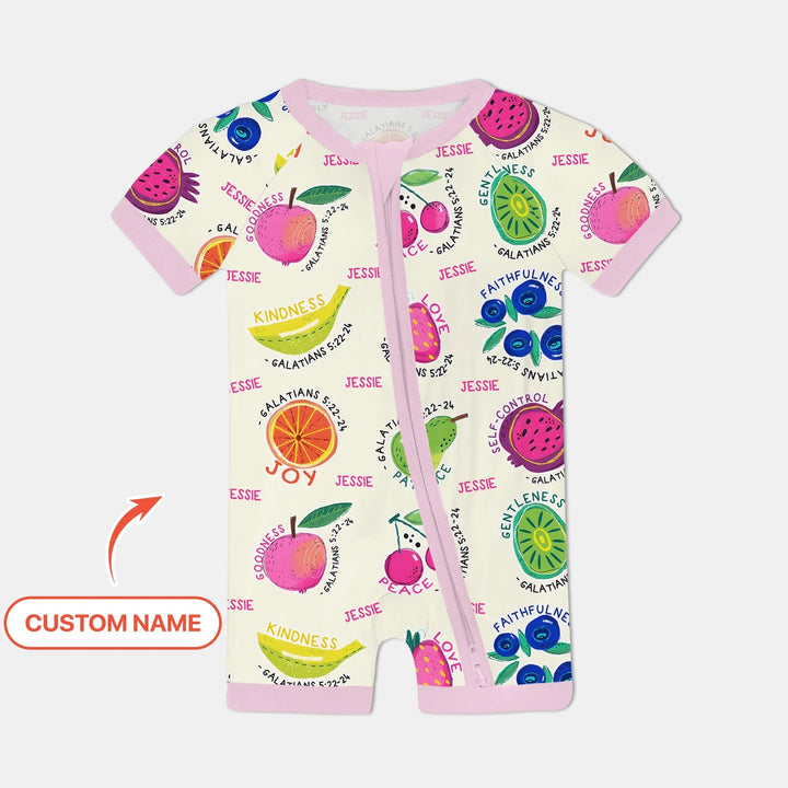 Fruit Of The Spirit Custom Name Shorty Zippy - Zumbamboo