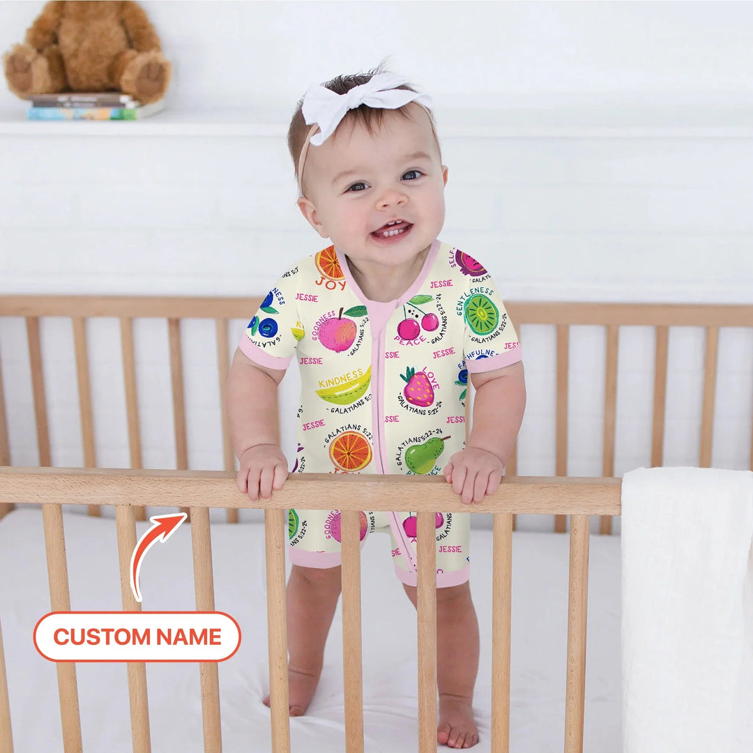 Fruit Of The Spirit Custom Name Shorty Zippy - Zumbamboo