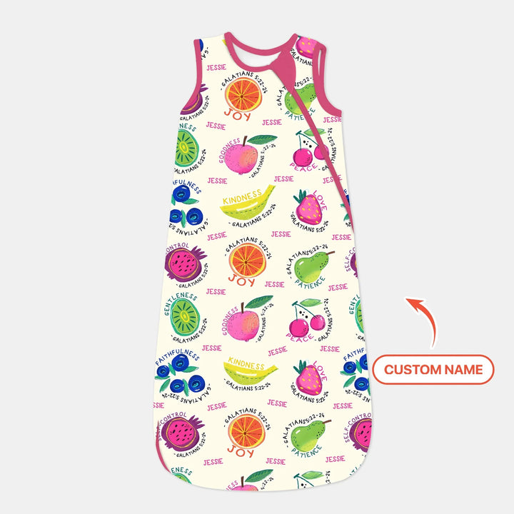 Fruit Of The Spirit Custom Name Sleep Bag - Zumbamboo