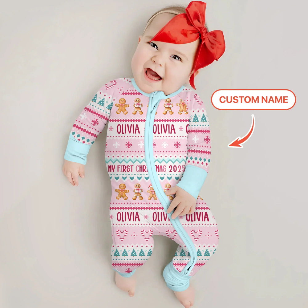 Gingerbread the Pink Custom Name Convertible Zippy - Zumbamboo