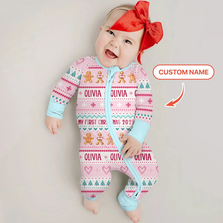 Gingerbread the Pink Custom Name Convertible Zippy - Zumbamboo