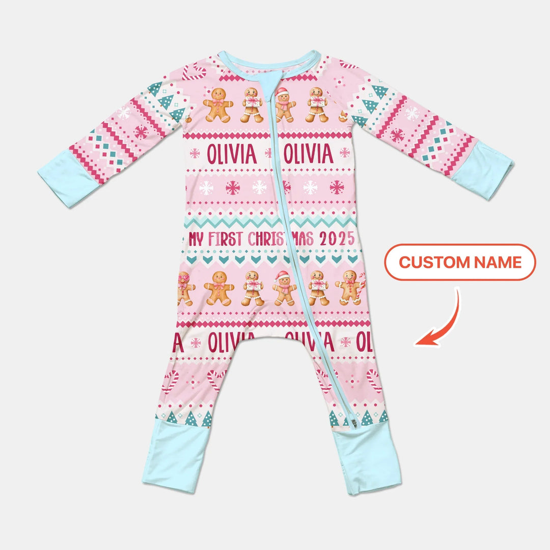 Gingerbread the Pink Custom Name Convertible Zippy - Zumbamboo