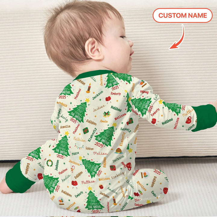 God Bless Our Family Custom Name Convertible Zippy - Zumbamboo