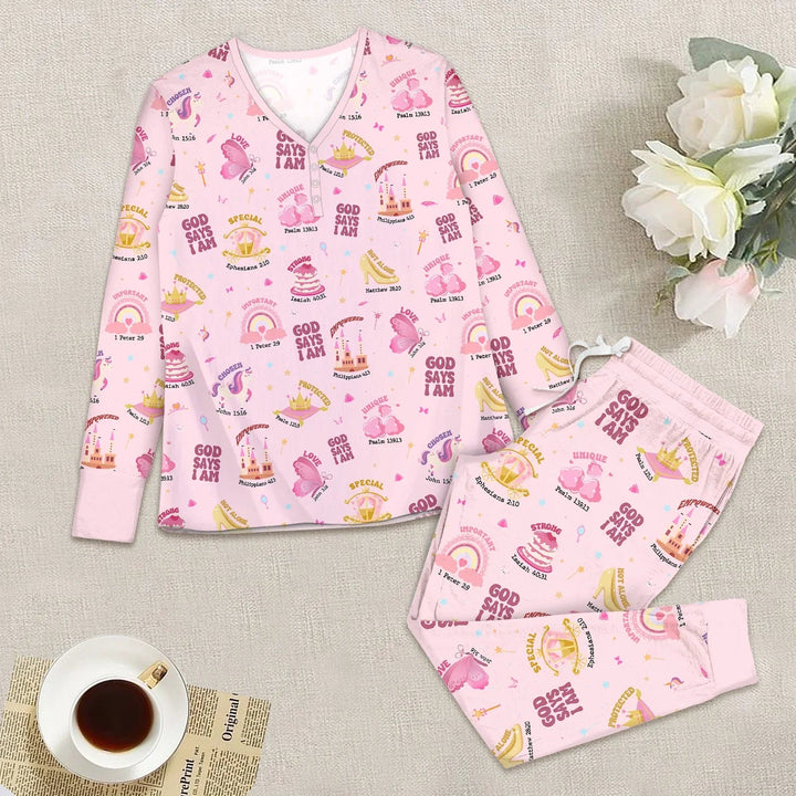 God Say I am Women's Pajama Set - Zumbamboo