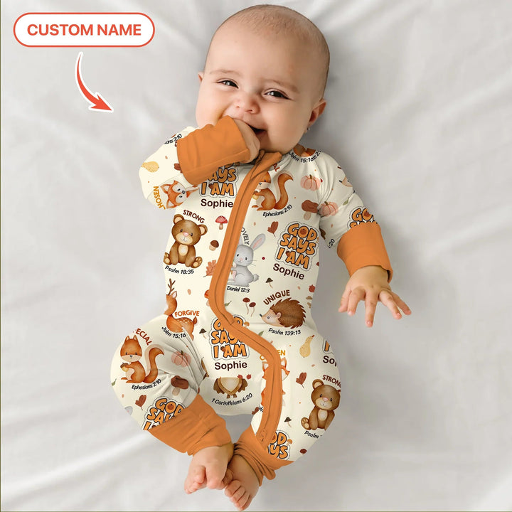 God Says I Am Autumn Faith Convertible Zippy - Zumbamboo