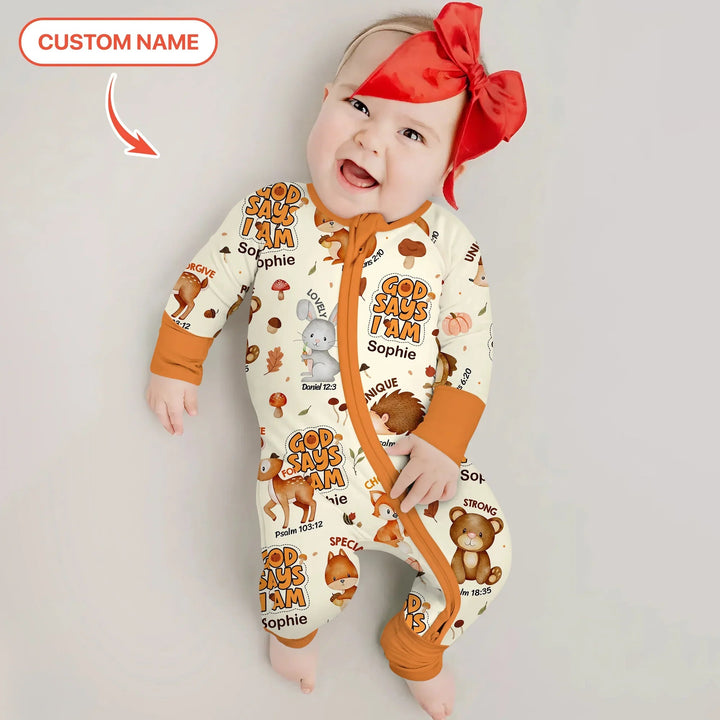 God Says I Am Autumn Faith Convertible Zippy - Zumbamboo