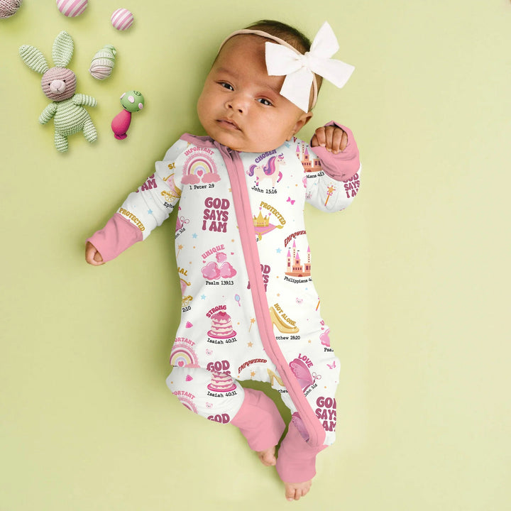 God Says I Am Girl Convertible Zippy - Zumbamboo