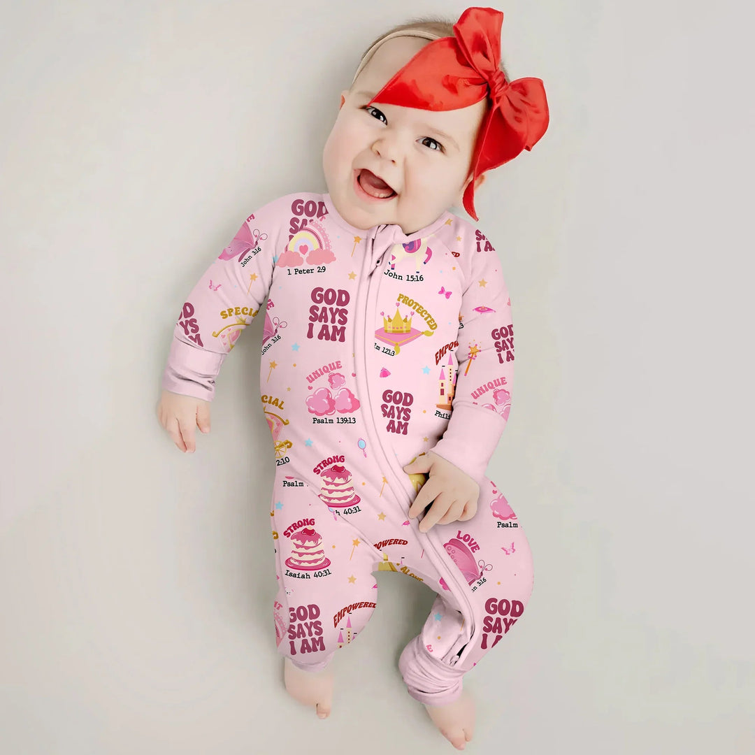 God Says I Am Girl Convertible Zippy - Zumbamboo