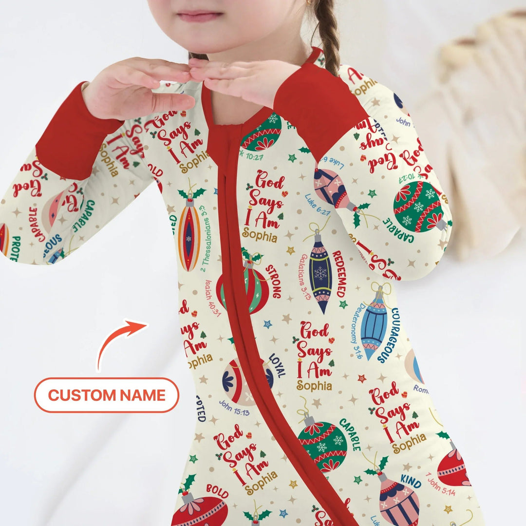 God Says I Am Joyful Christmas Convertible Zippy - Zumbamboo