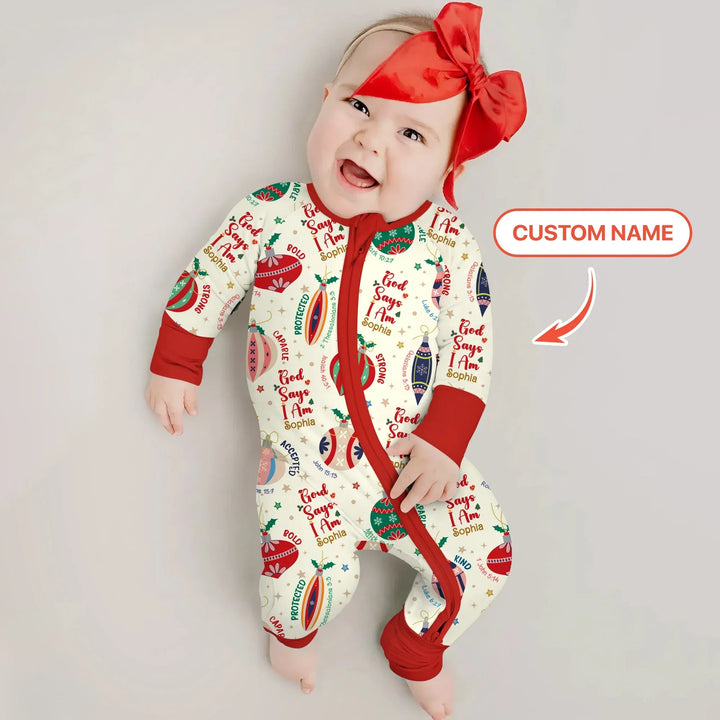 God Says I Am Joyful Christmas Convertible Zippy - Zumbamboo