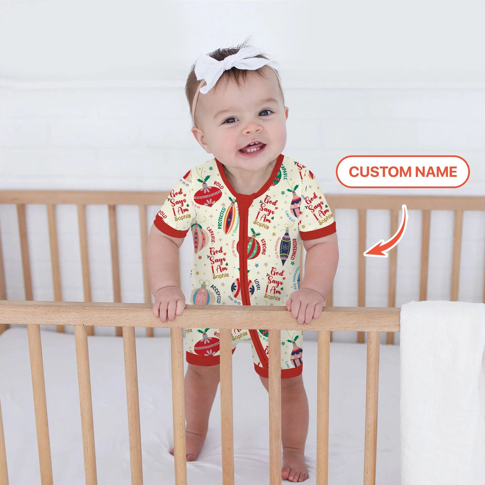 God Says I Am Joyful Christmas Shorty Zippy - Zumbamboo