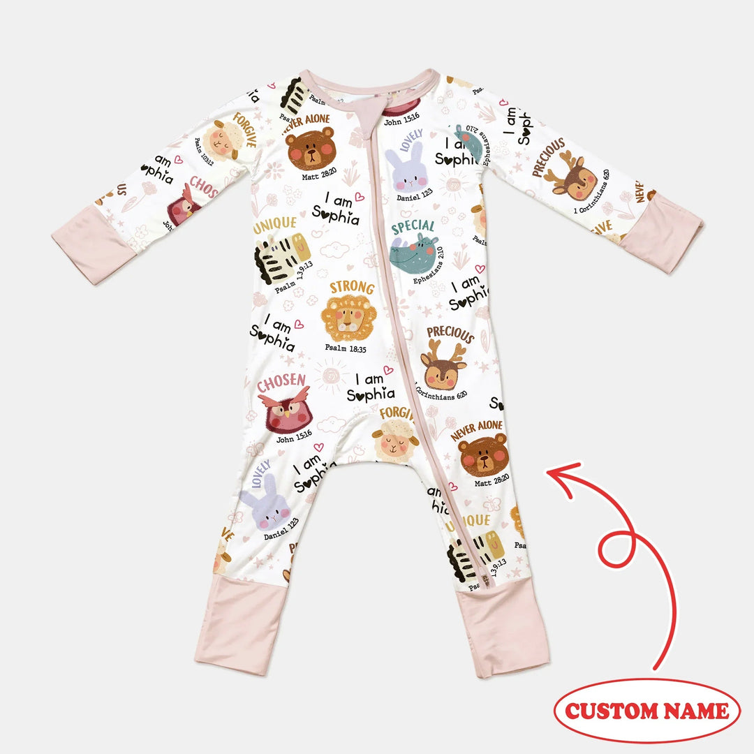 God’s Little Zoo Custom Name Convertible Zippy - Zumbamboo