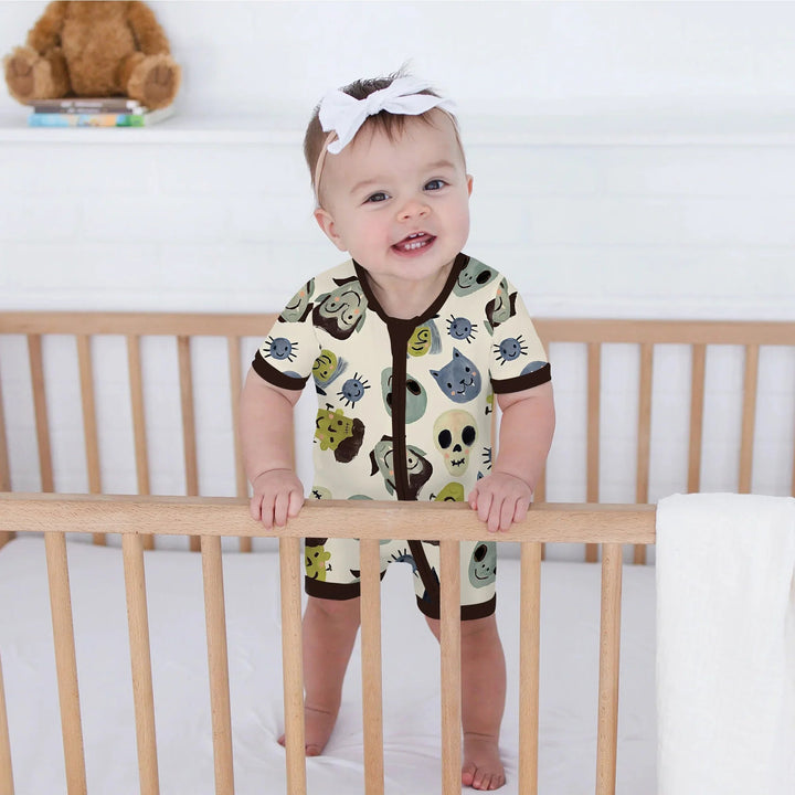 Halloween Face Shorty Zippy - Zumbamboo