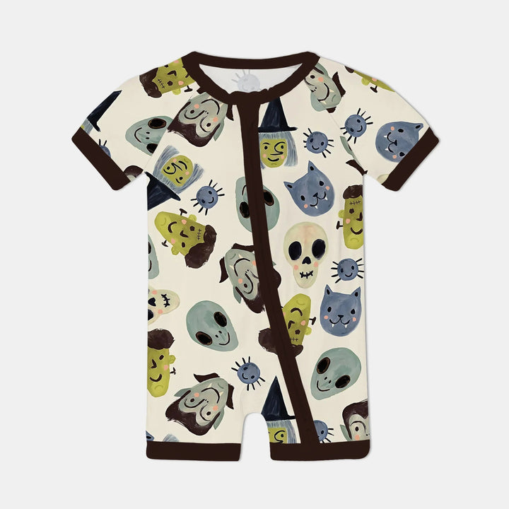 Halloween Face Shorty Zippy - Zumbamboo