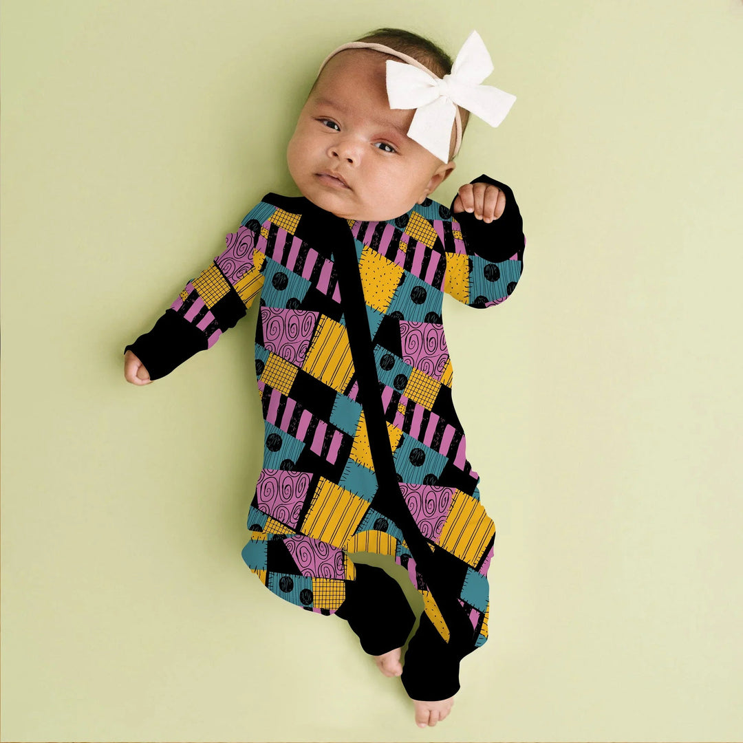 Halloween Patchwork Cartoon Convertible Zippy - Zumbamboo