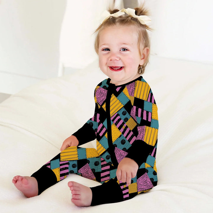 Halloween Patchwork Cartoon Convertible Zippy - Zumbamboo