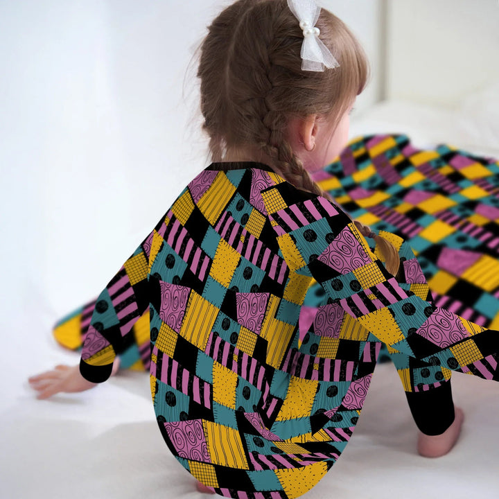 Halloween Patchwork Cartoon Convertible Zippy - Zumbamboo