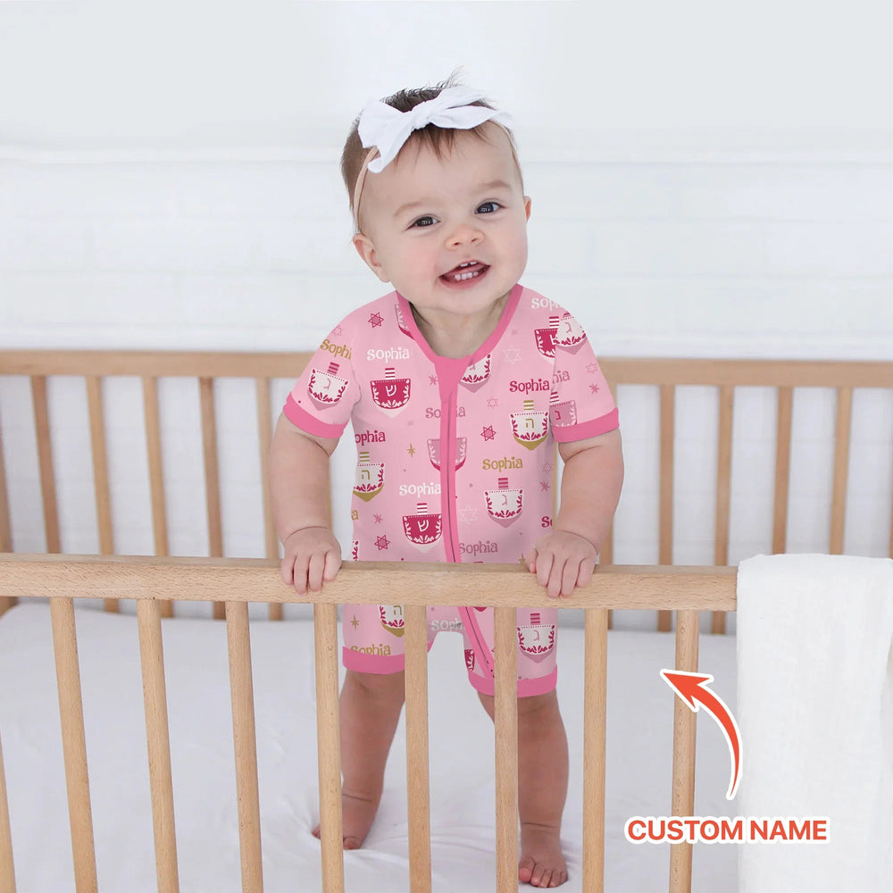 Hanukkah Dreidels Shorty Zippy - Zumbamboo